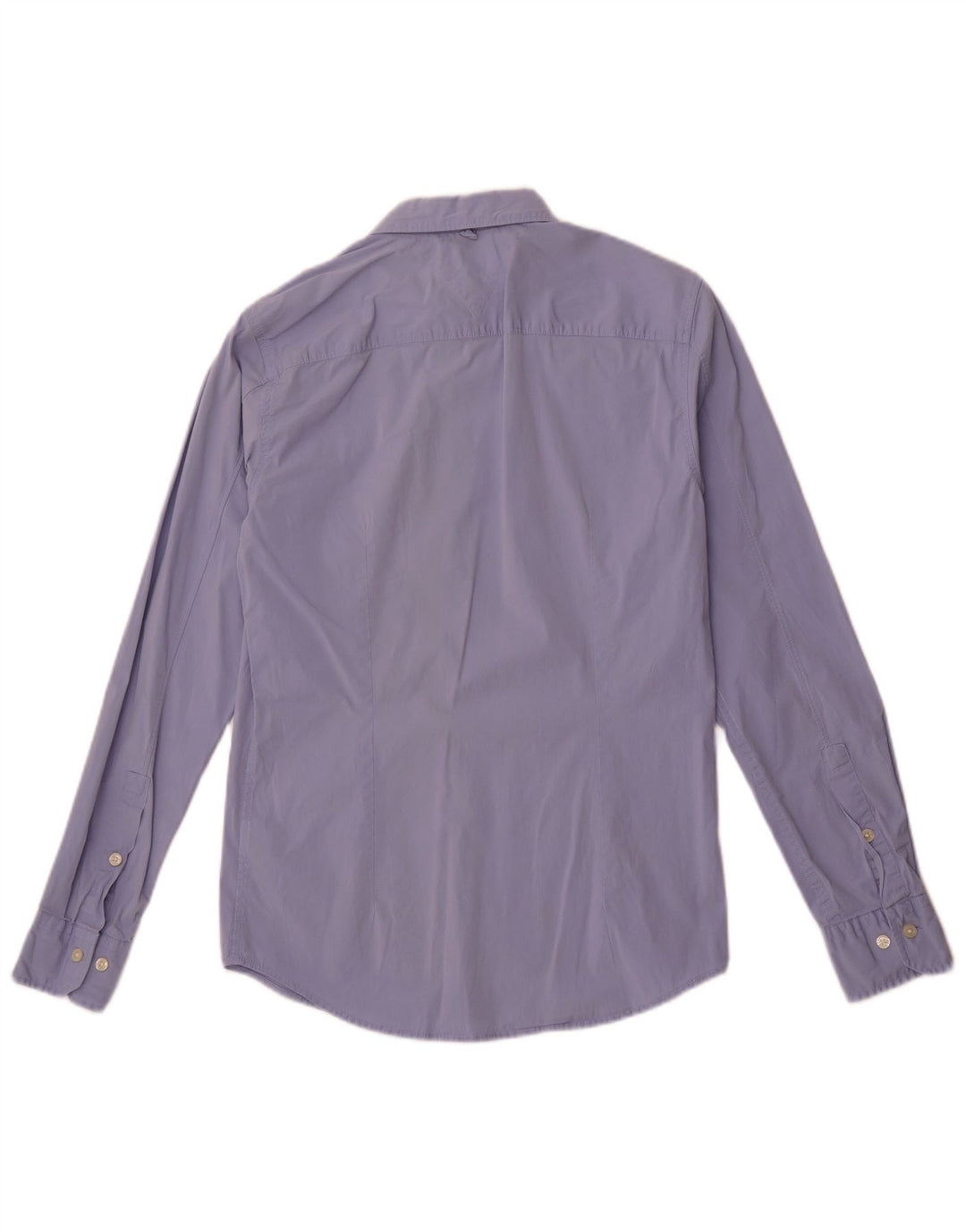 Camicia slim fit da uomo Tommy Hilfiger in cotone blu medio