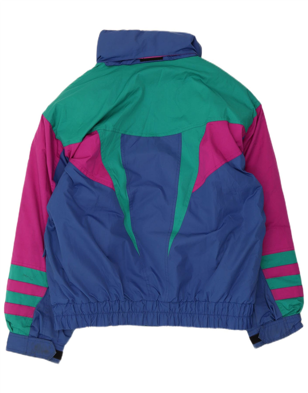 Giacca da sci con cappuccio grafico da uomo Fila UK 40 Poliestere color block blu medio