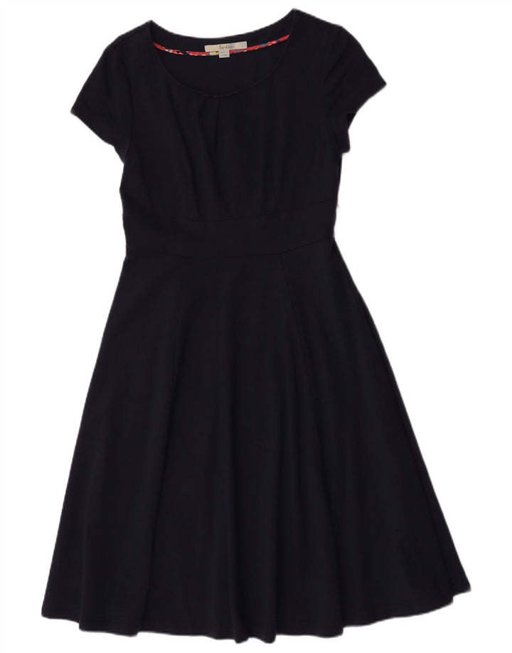 Abito a trapezio da donna Boden UK 12 cotone medio blu navy