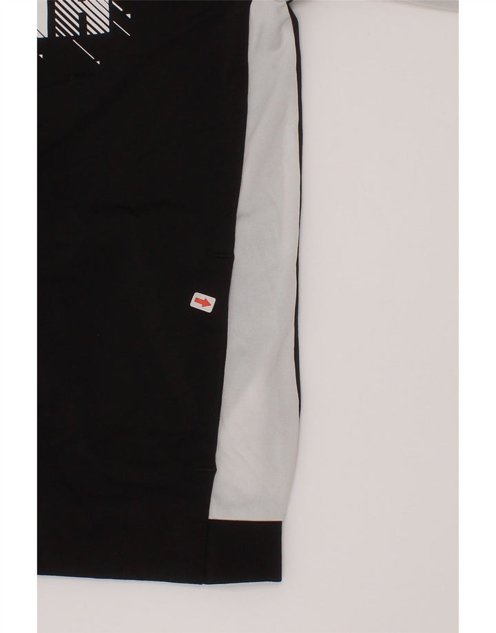 Giacca da ginnastica grafica da ragazzo Puma 7-8 anni Colorblock nera