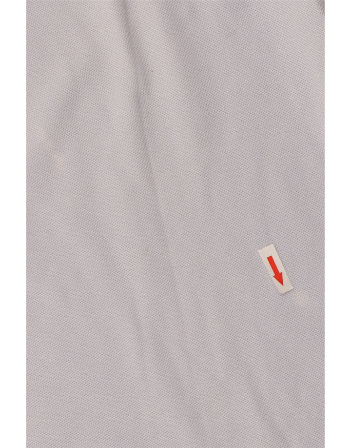 Polo da uomo Fila in cotone blu medio