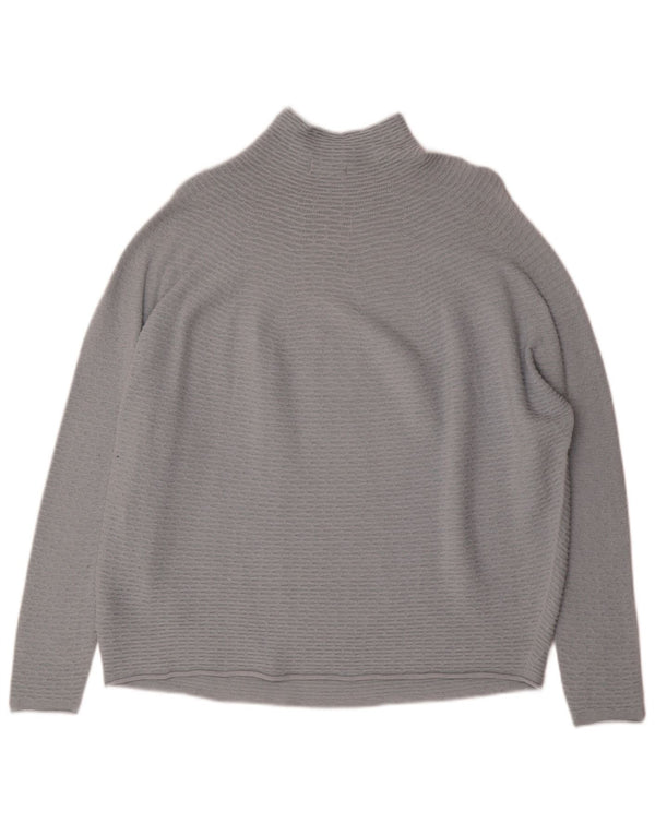 Maglione maglione oversize con collo alto da donna Phase Eight UK 14 Grigio medio