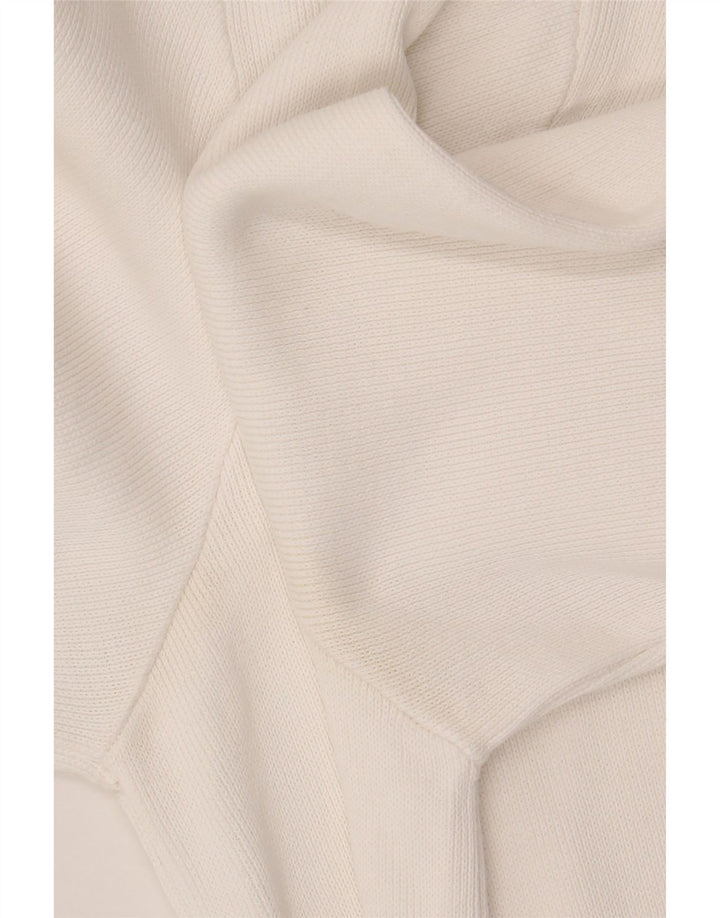 Maglione maglione girocollo da uomo Zara grande bianco