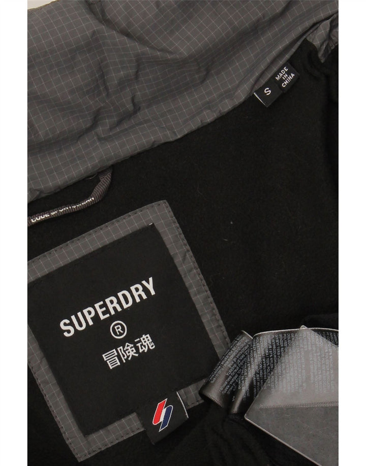 Giacca imbottita da uomo SUPERDRY UK 36 piccola in nylon grigio