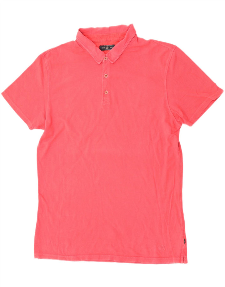 Polo da uomo Henri Lloyd XL in cotone rosso