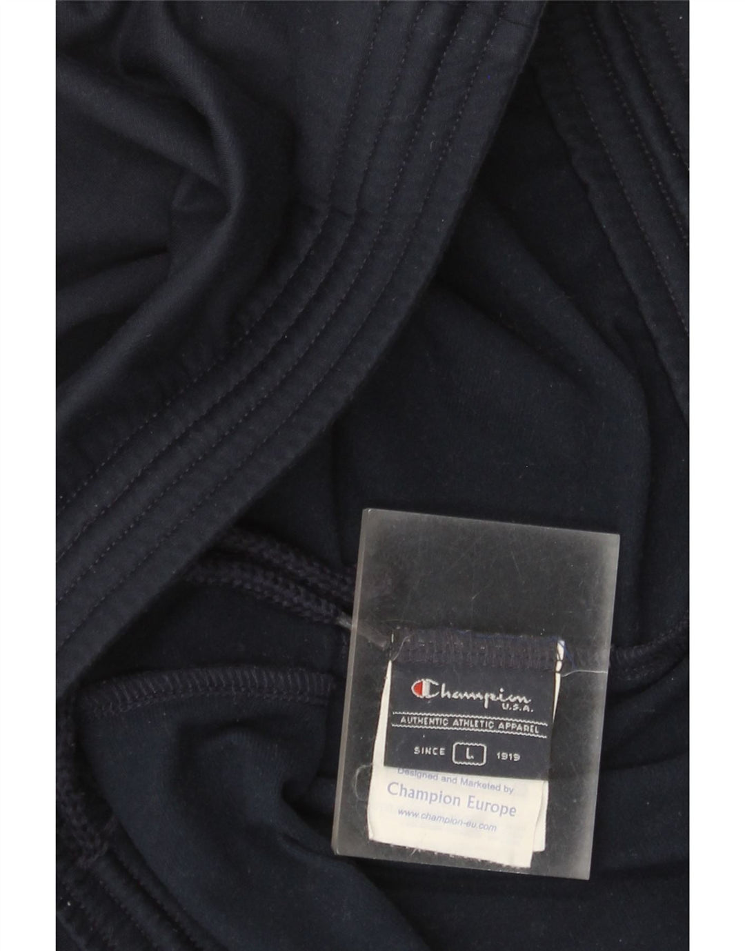 Pantaloni da tuta da uomo Champion Large in poliestere blu navy