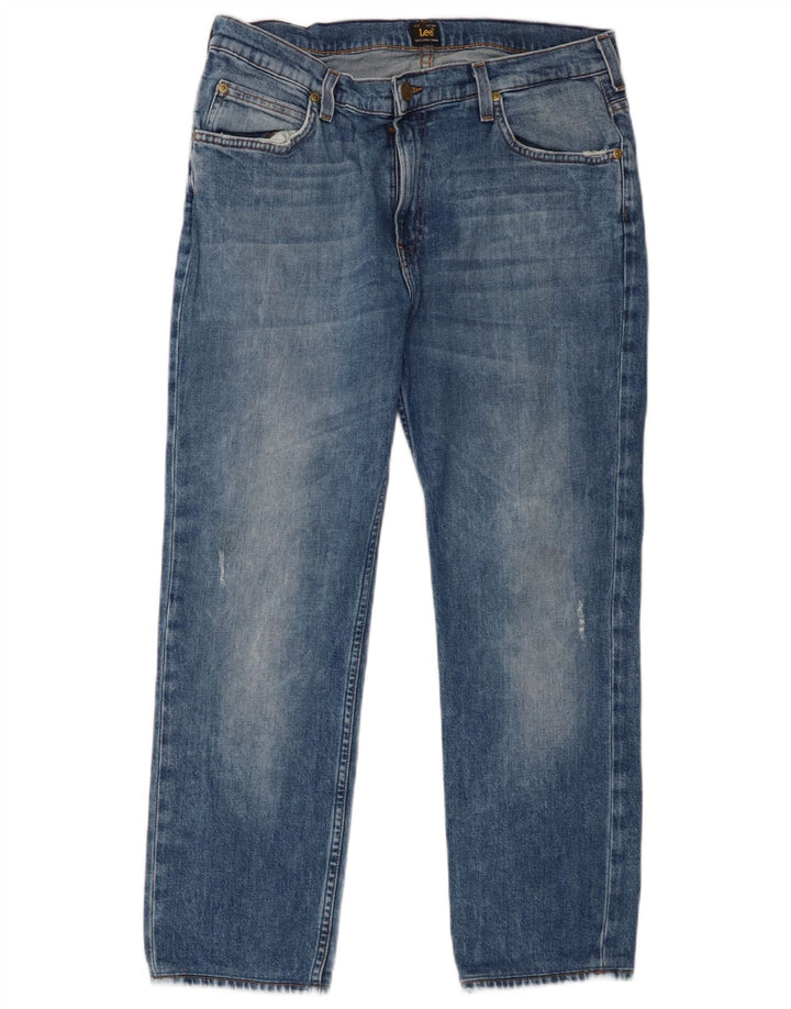 Jeans dritti da uomo Lee Rider W34 L26 cotone blu