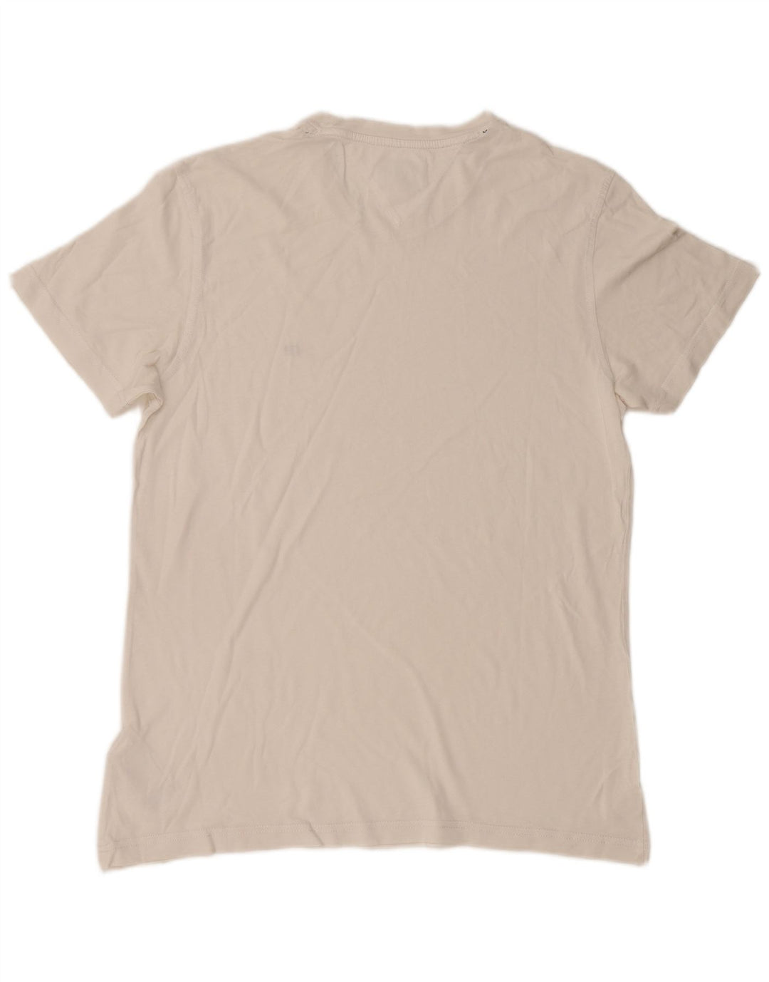 T-shirt da uomo Tommy Hilfiger Top in cotone bianco medio
