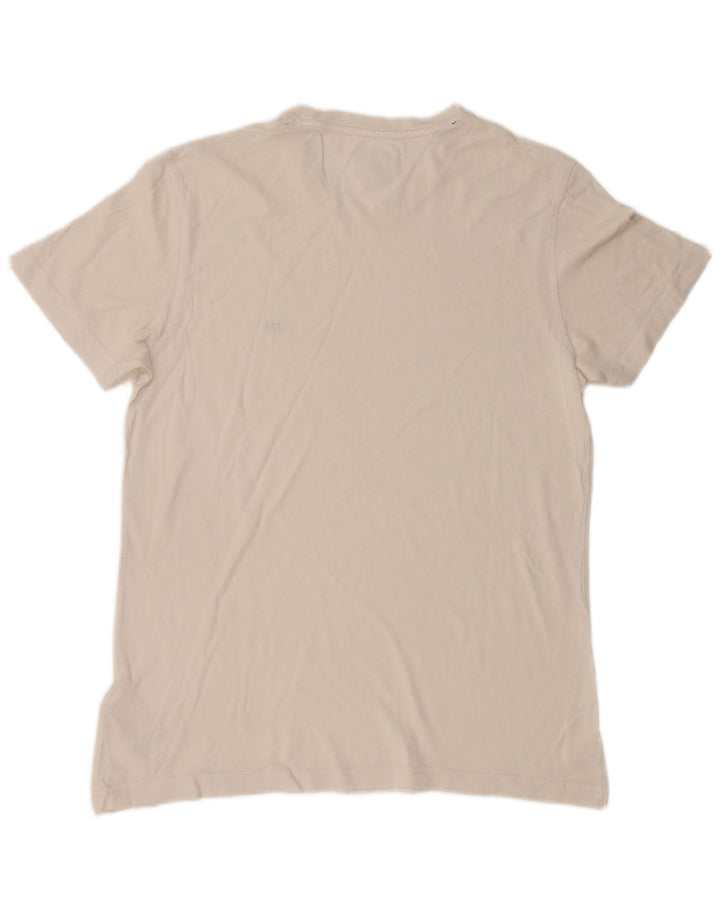 T-shirt da uomo Tommy Hilfiger Top in cotone bianco medio