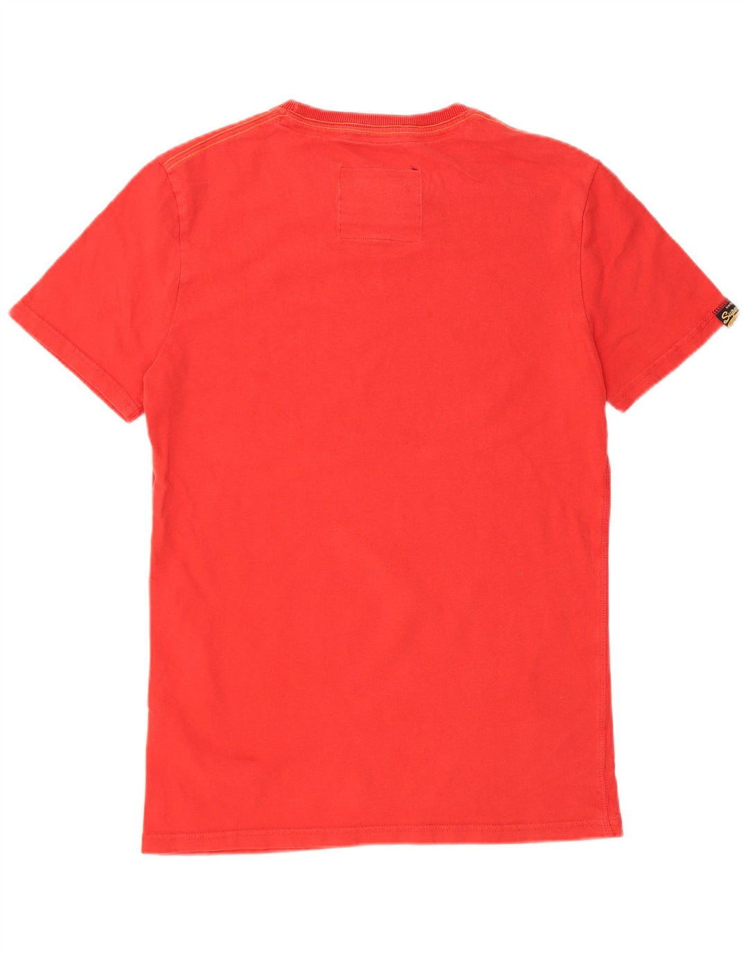 T-shirt grafica da uomo Superdry Top piccola in cotone rosso