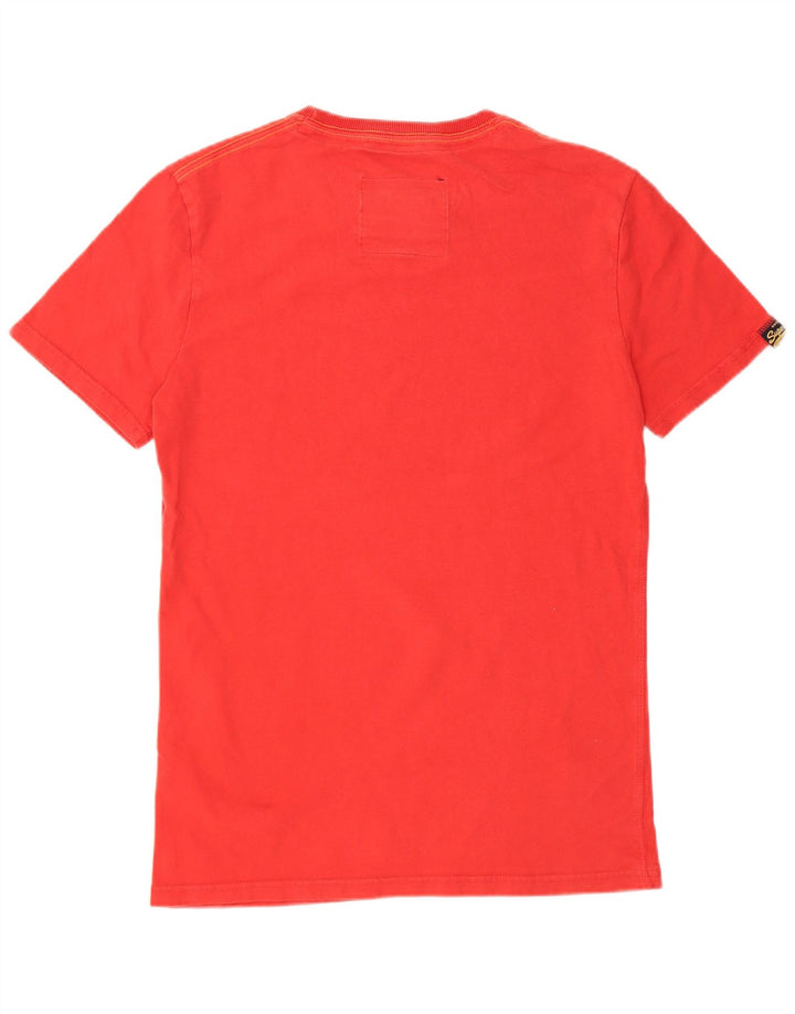 T-shirt grafica da uomo Superdry Top piccola in cotone rosso