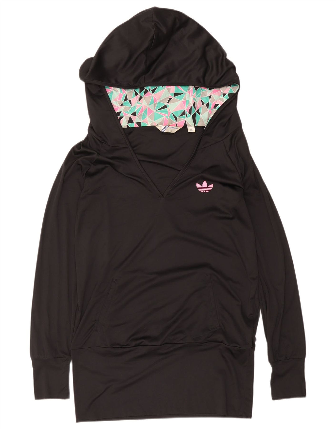 Felpa con cappuccio da donna Adidas EU 38 Medium Nero Poliestere