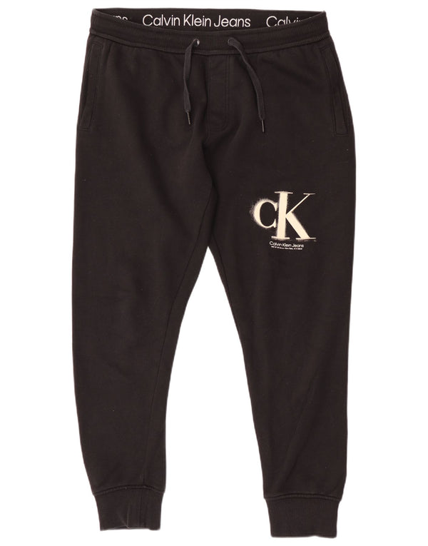 Pantaloni da tuta grafici da uomo Calvin Klein Joggers XL cotone nero