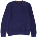 Maglione maglione girocollo da uomo Ted Baker taglia 4 grande poliestere blu navy