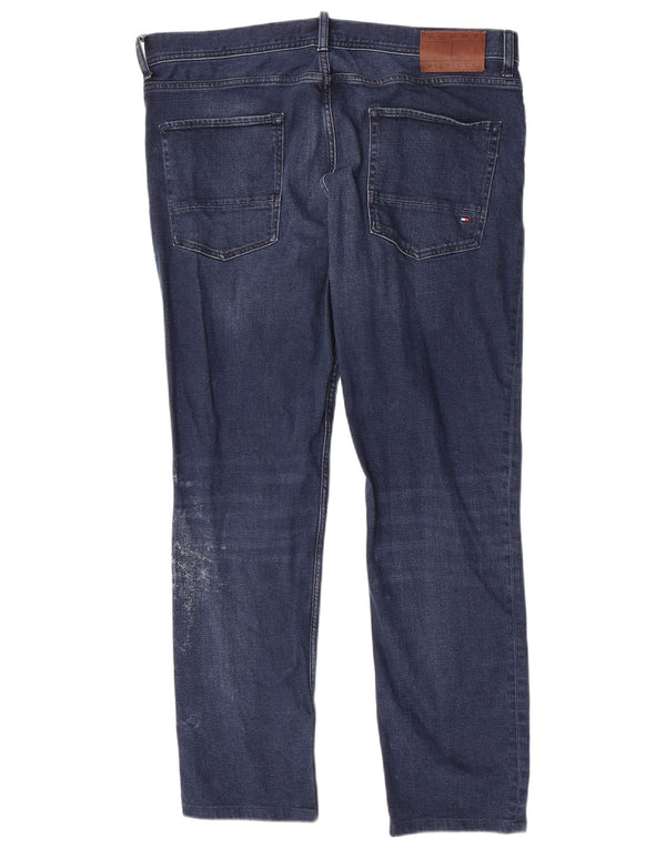 Jeans dritti Denton da uomo Tommy Hilfiger W38 L30 cotone blu