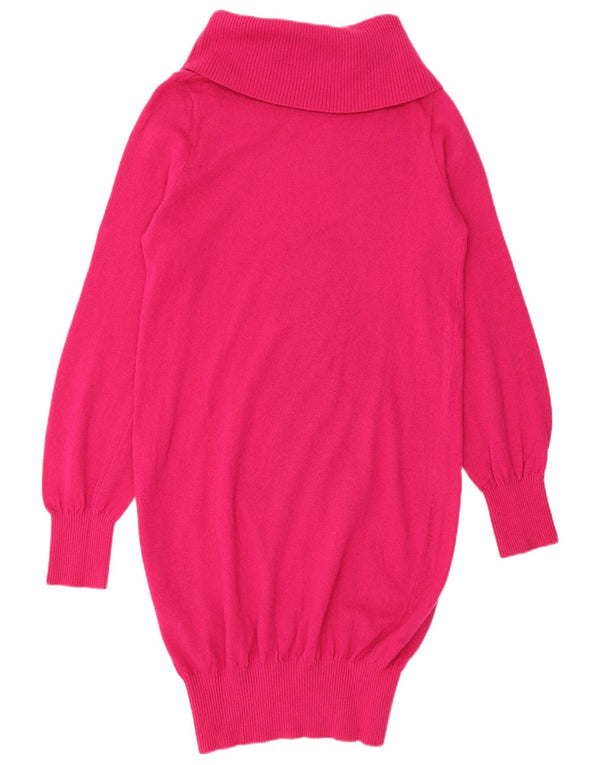 Abito maglione da donna a maniche lunghe con grafica Disney Benetton UK 12 Rosa medio