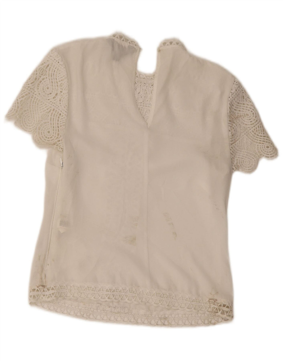 Camicetta da donna Lipsy Top UK 6 XS Poliestere floreale bianco