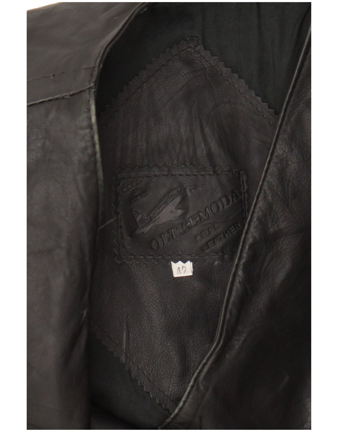 Gilet in Pelle Donna Oltremoda IT 42 Medio Pelle Nero