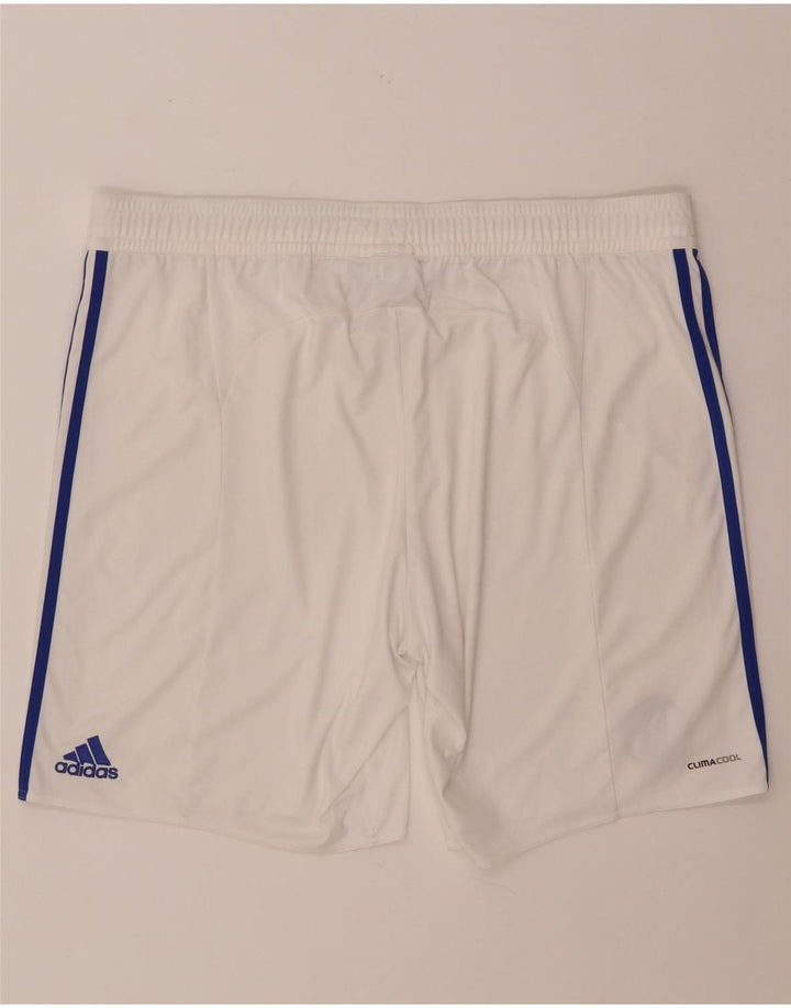Pantaloncini sportivi Adidas Climacool da uomo 2XL poliestere bianco