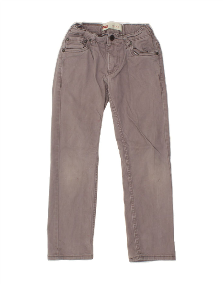 LEVI'S Boys 511 Slim Jeans 7-8 Years W24 L22 Grey Cotton Vintage Levi's and Second-Hand Levi's from Messina Hembry 