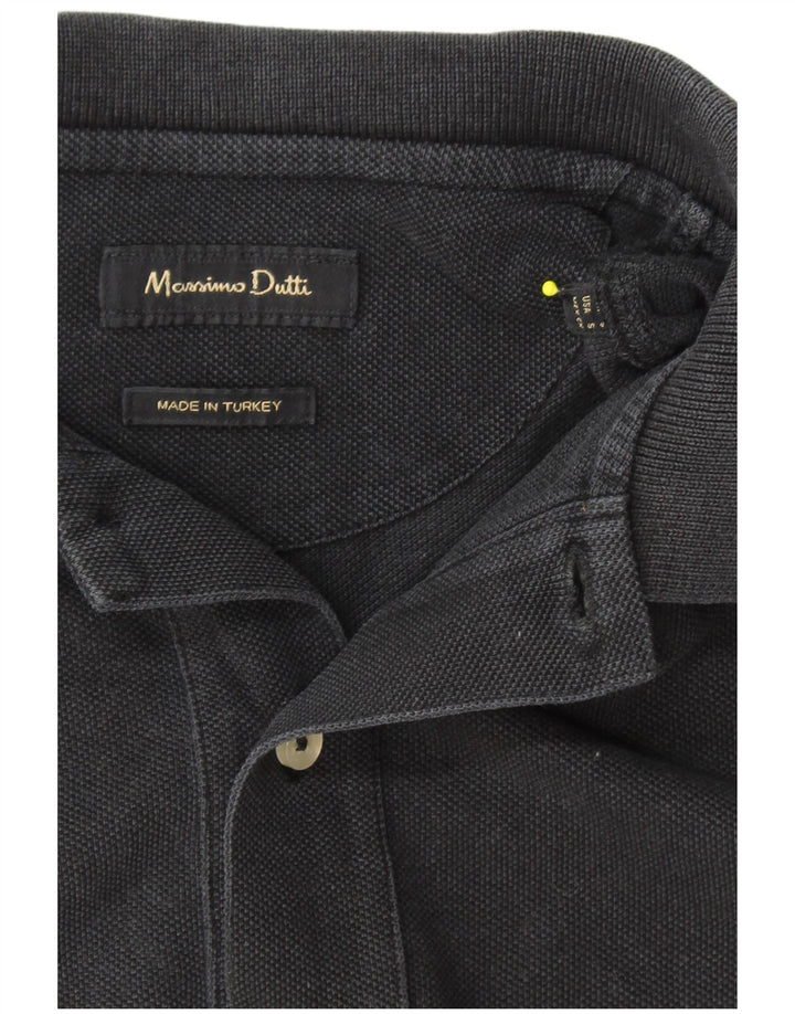 Polo da uomo MASSIMO DUTTI piccola nera