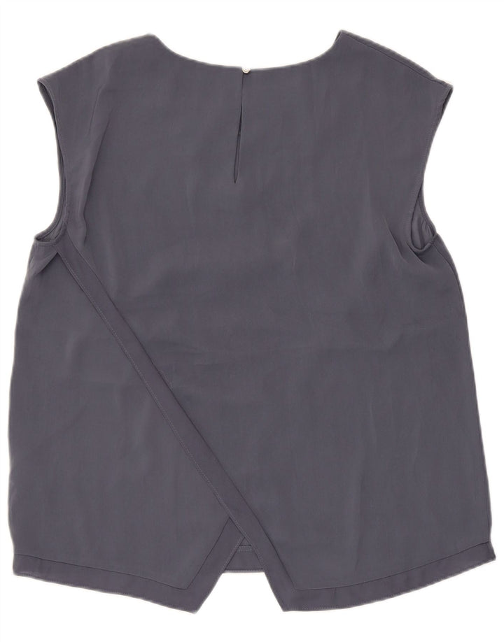 Camicetta senza maniche da donna Oasis UK 12 Poliestere grigio medio
