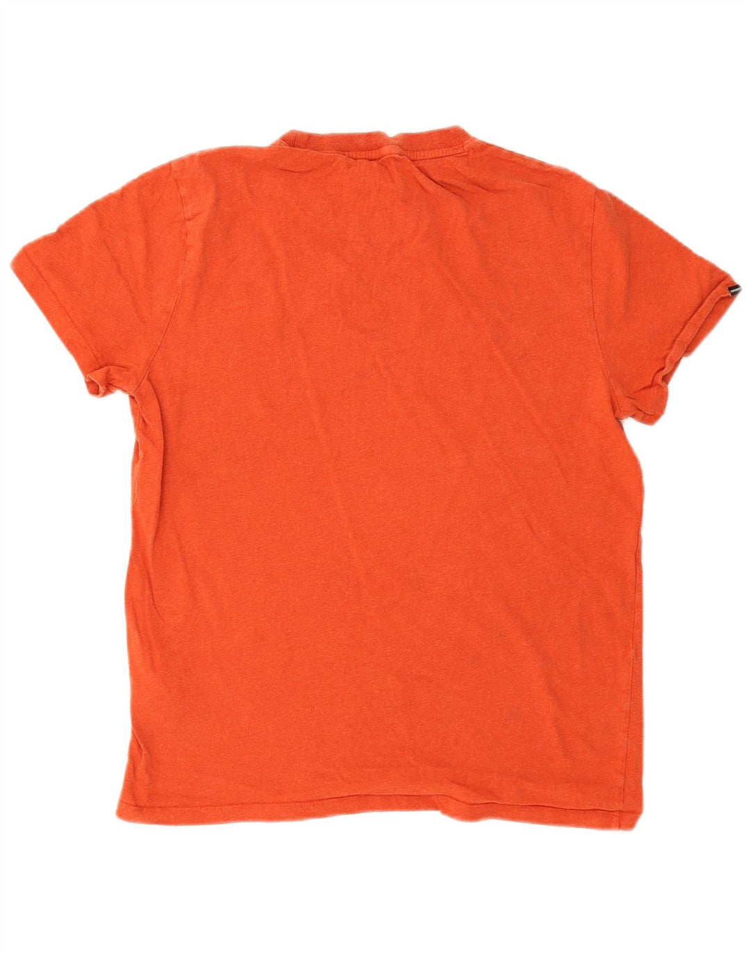 T-shirt da uomo Superdry Top Large in cotone arancione