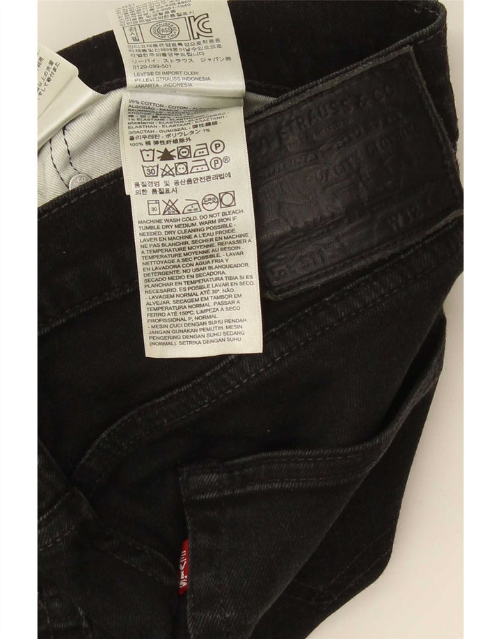 Jeans Levi's Uomo 511 Slim W32 L32 Cotone Nero
