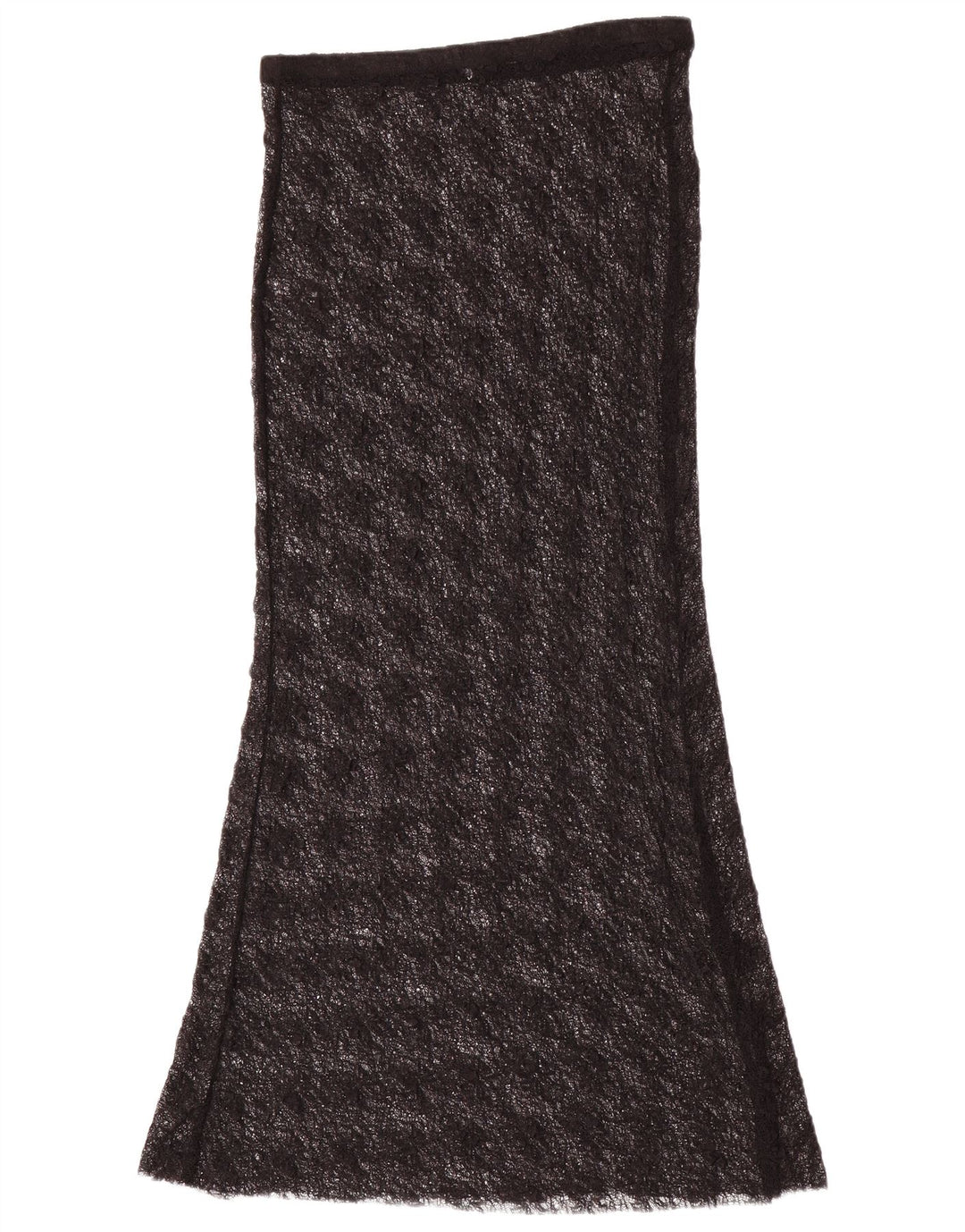 Gonna lunga in pizzo Zara da donna media W28 nera in poliammide