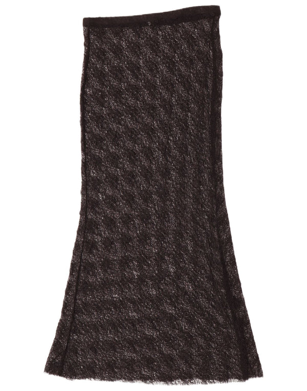 Gonna lunga in pizzo Zara da donna media W28 nera in poliammide