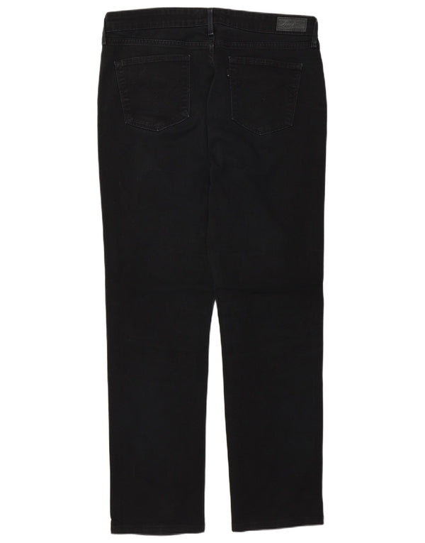 Jeans dritti dalla vestibilità classica Demi Curve da donna Levi's W33 L30 cotone nero