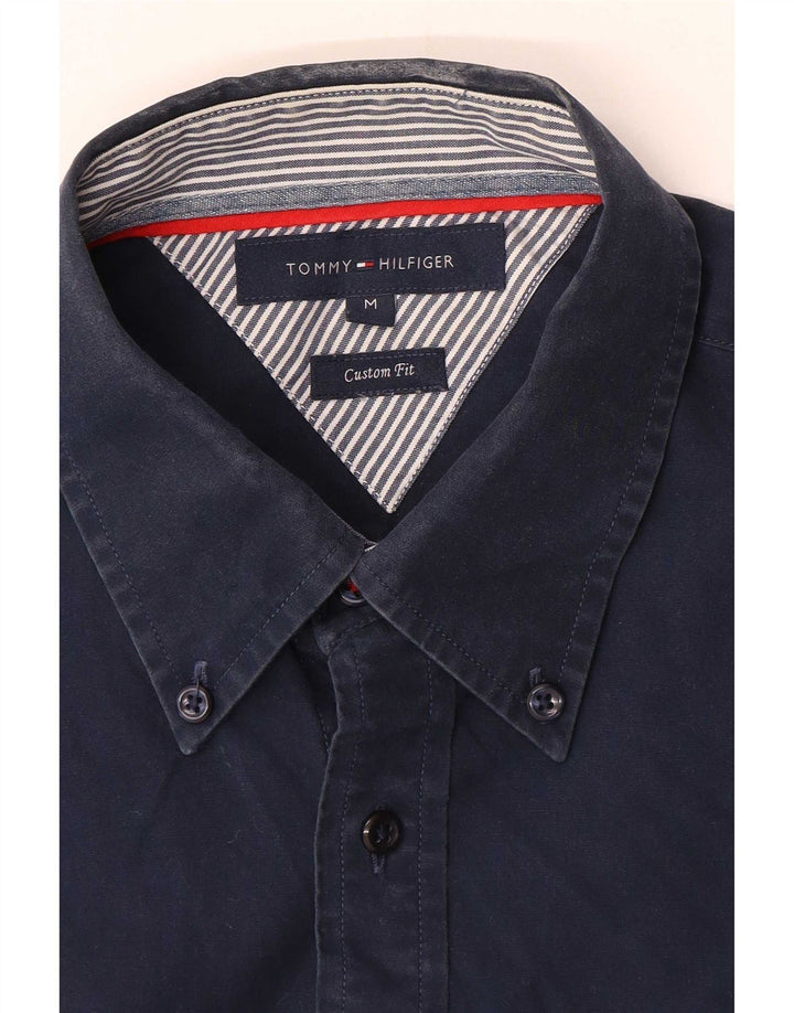 Camicia da uomo su misura Tommy Hilfiger blu navy medio