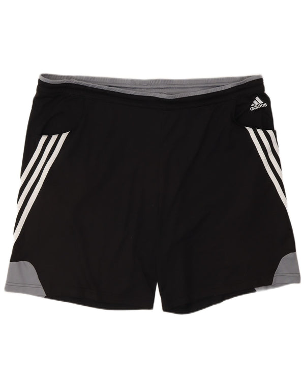 Pantaloncini sportivi da uomo ADIDAS XL Poliestere color block nero
