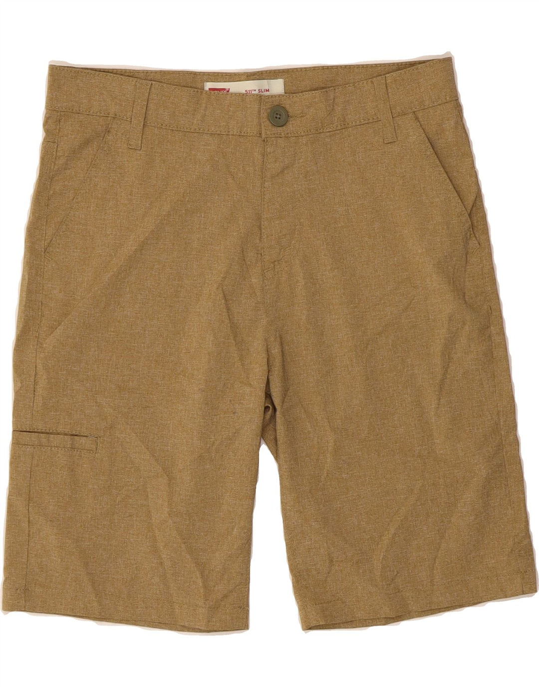 LEVI'S Boys 511 Slim Cargo Shorts 15-16 Years W30 Beige Polyester Vintage Levi's and Second-Hand Levi's from Messina Hembry 