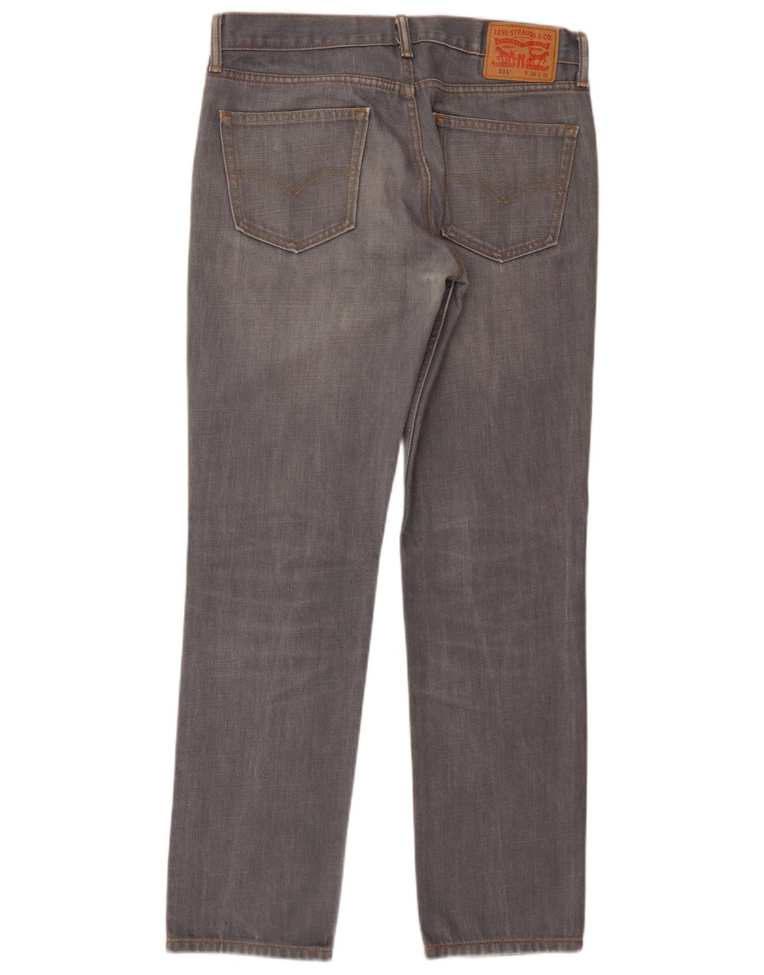 Jeans Levi's Uomo 511 Slim W34 L32 Cotone Grigio