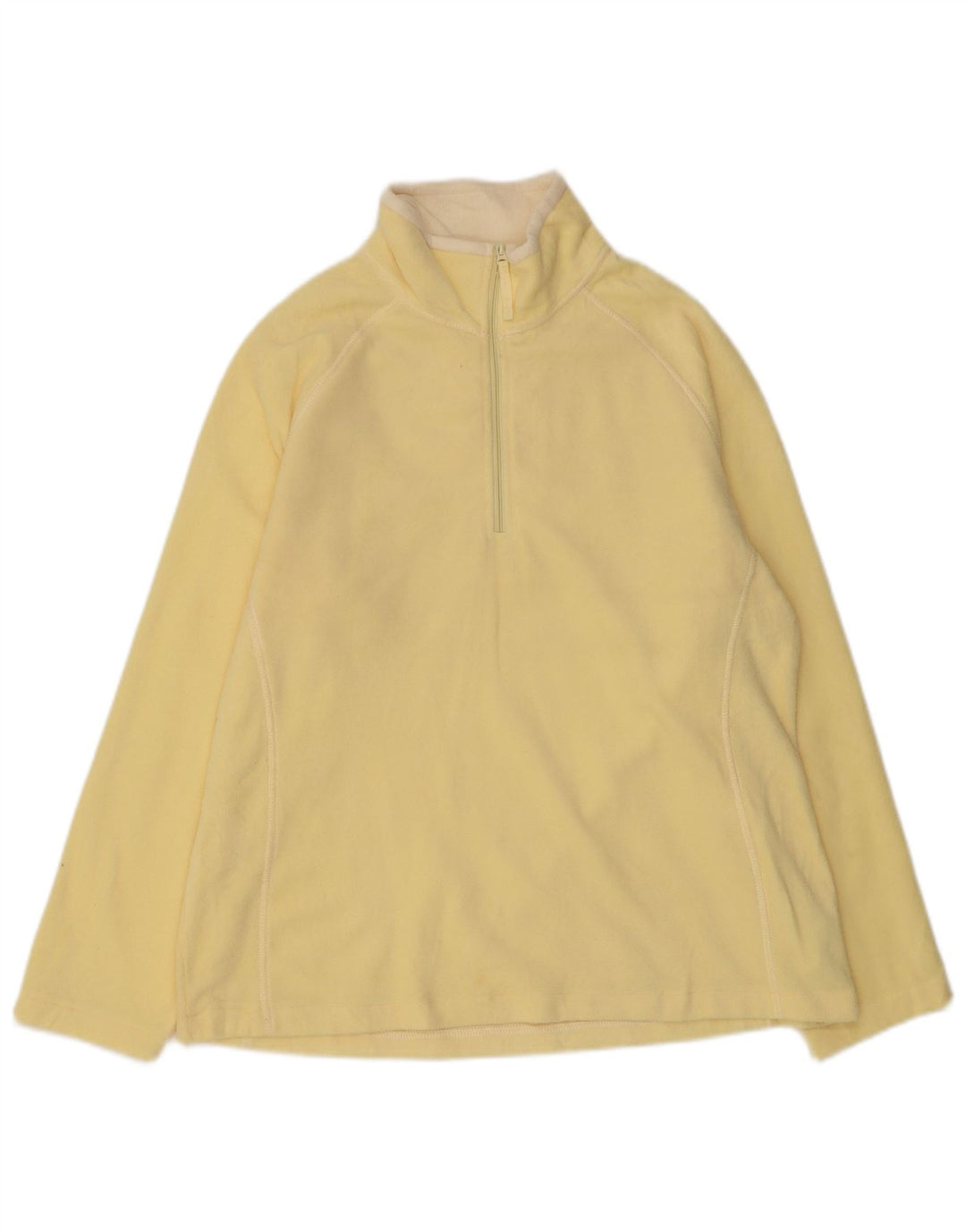 Maglione in pile da donna con collo e zip Mountain Warehouse UK 16 Large Giallo