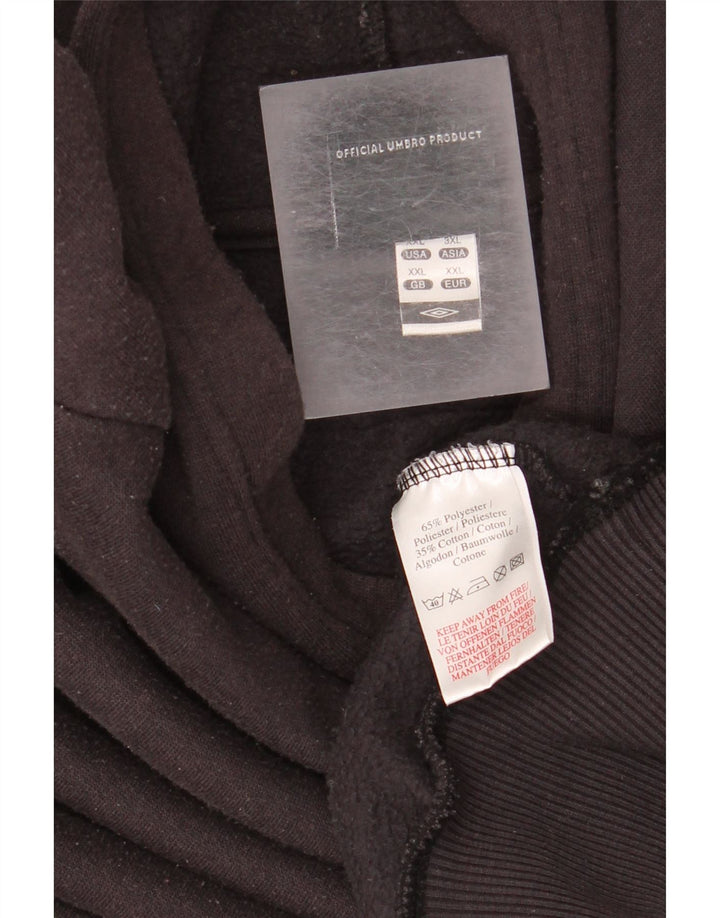 Felpa con cappuccio oversize da donna Umbro UK 20 2XL Poliestere nero