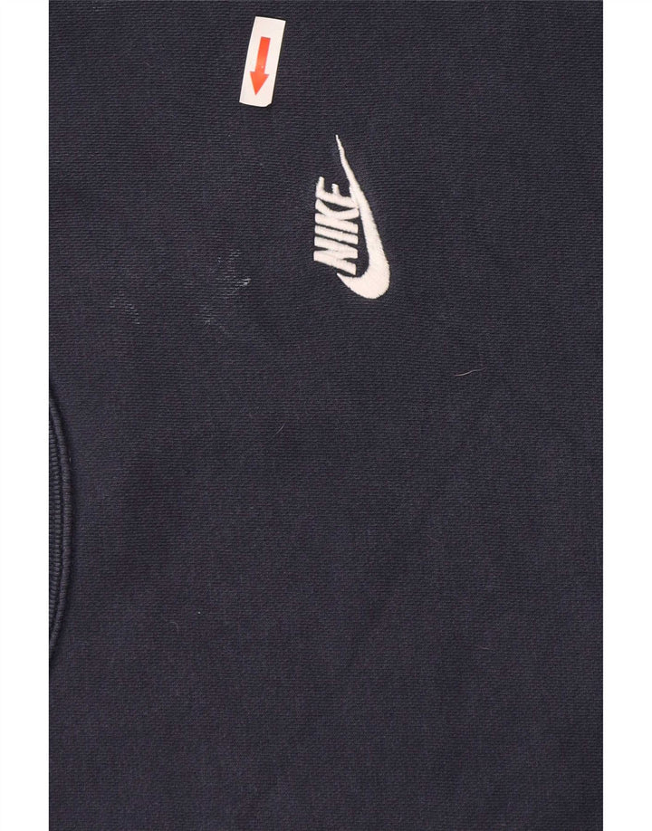Felpa da uomo Nike Maglione grande in cotone blu navy
