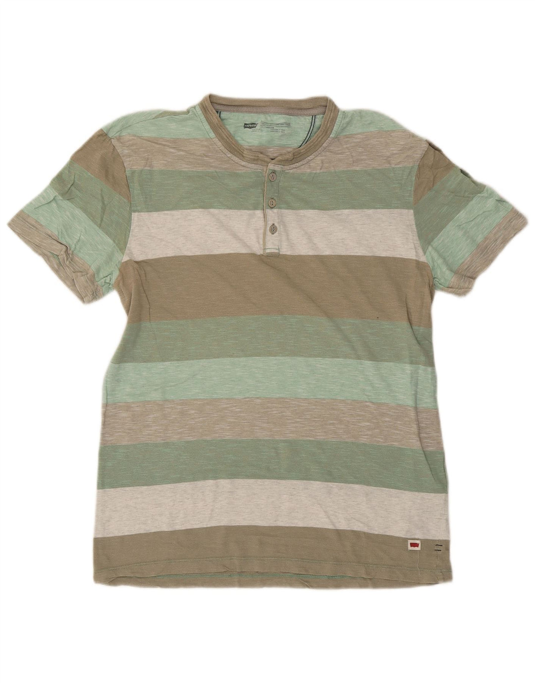 T-shirt Levi's da uomo con vestibilità standard, top in cotone a righe multicolore medio