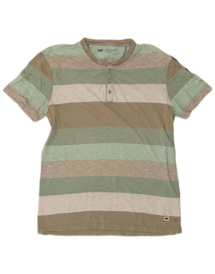 T-shirt Levi's da uomo con vestibilità standard, top in cotone a righe multicolore medio