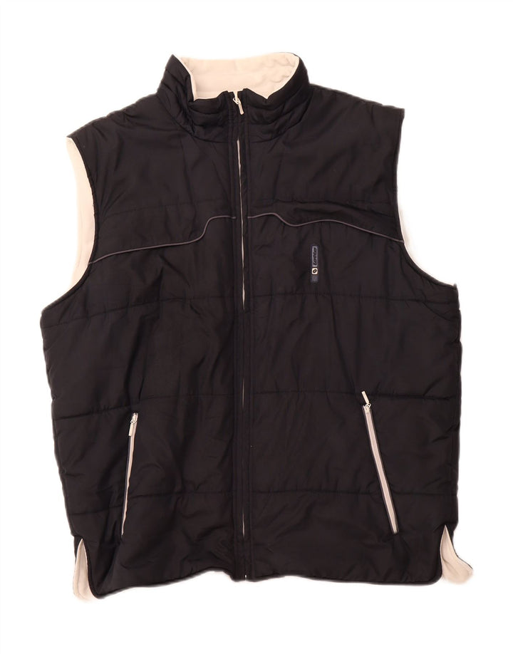 Gilet imbottito da uomo LOTTO UK 40 grande poliestere nero