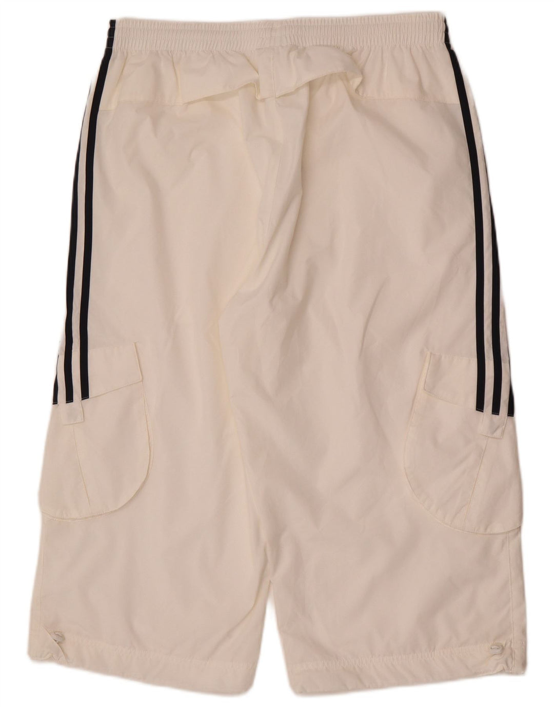 Pantaloni da tuta Adidas Capri Cargo da uomo, grandi, in poliestere bianco