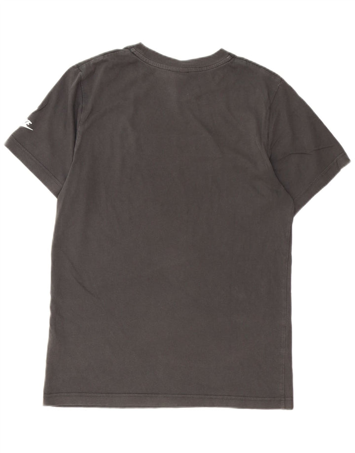 T-shirt grafica da uomo Nike Top piccola in cotone grigio