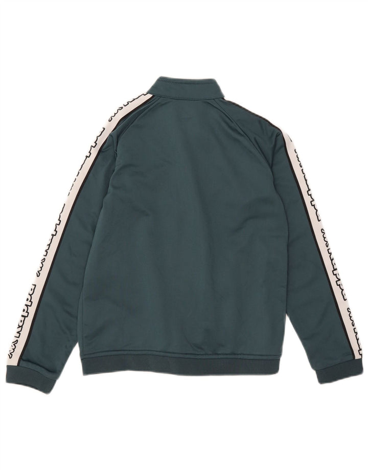 Giacca da tuta grafica Kappa da ragazzo 9-10 anni Colore verde block