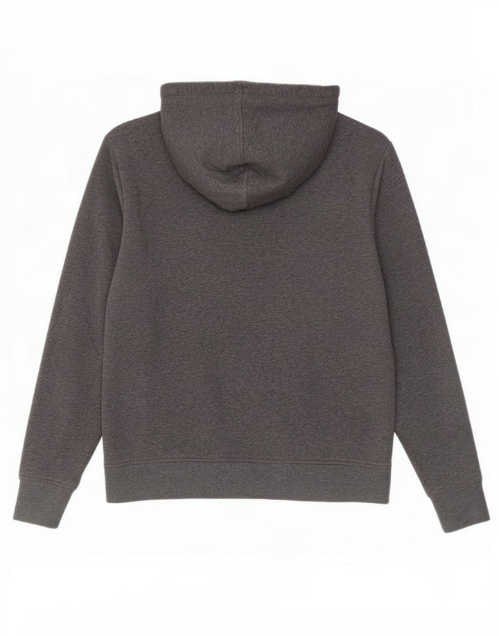 Maglione con cappuccio grafico da uomo Reebok piccolo in cotone chiazzato grigio