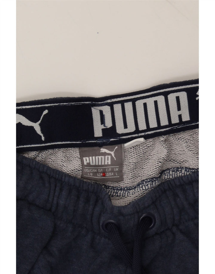 PUMA Mens Tracksuit Trousers Joggers Large Navy Blue Cotton Vintage Puma and Second-Hand Puma from Messina Hembry 