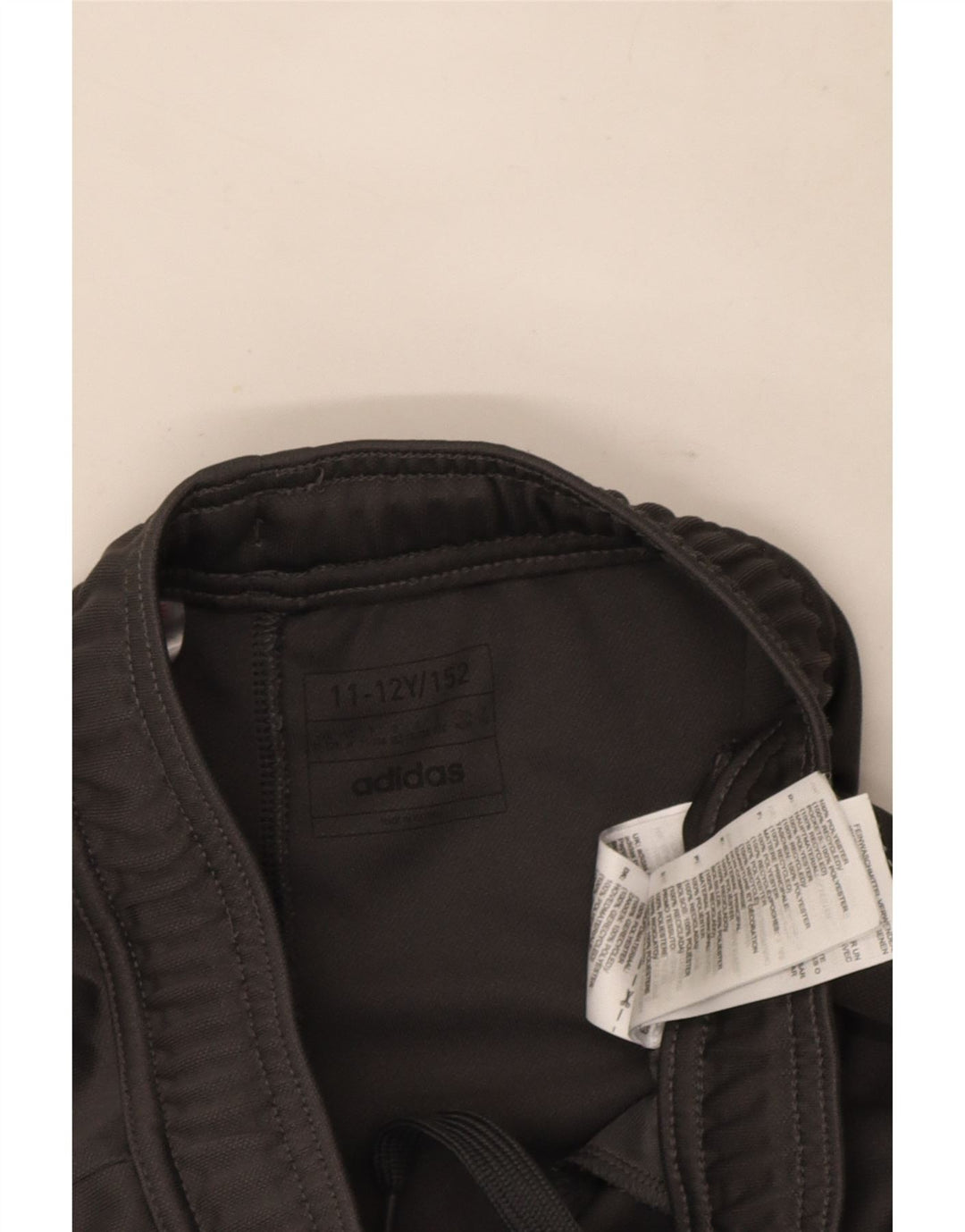 Pantaloni della tuta Adidas Aeroready da ragazzo 11-12 anni in poliestere grigio