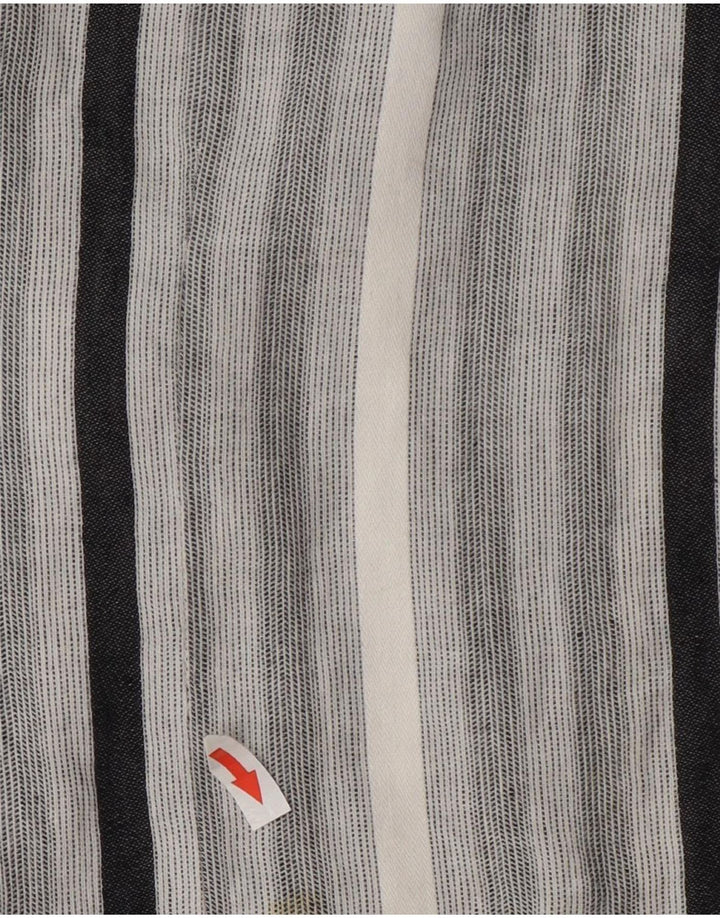 Stefano Conti Camicia a maniche corte da uomo Grigio medio a righe