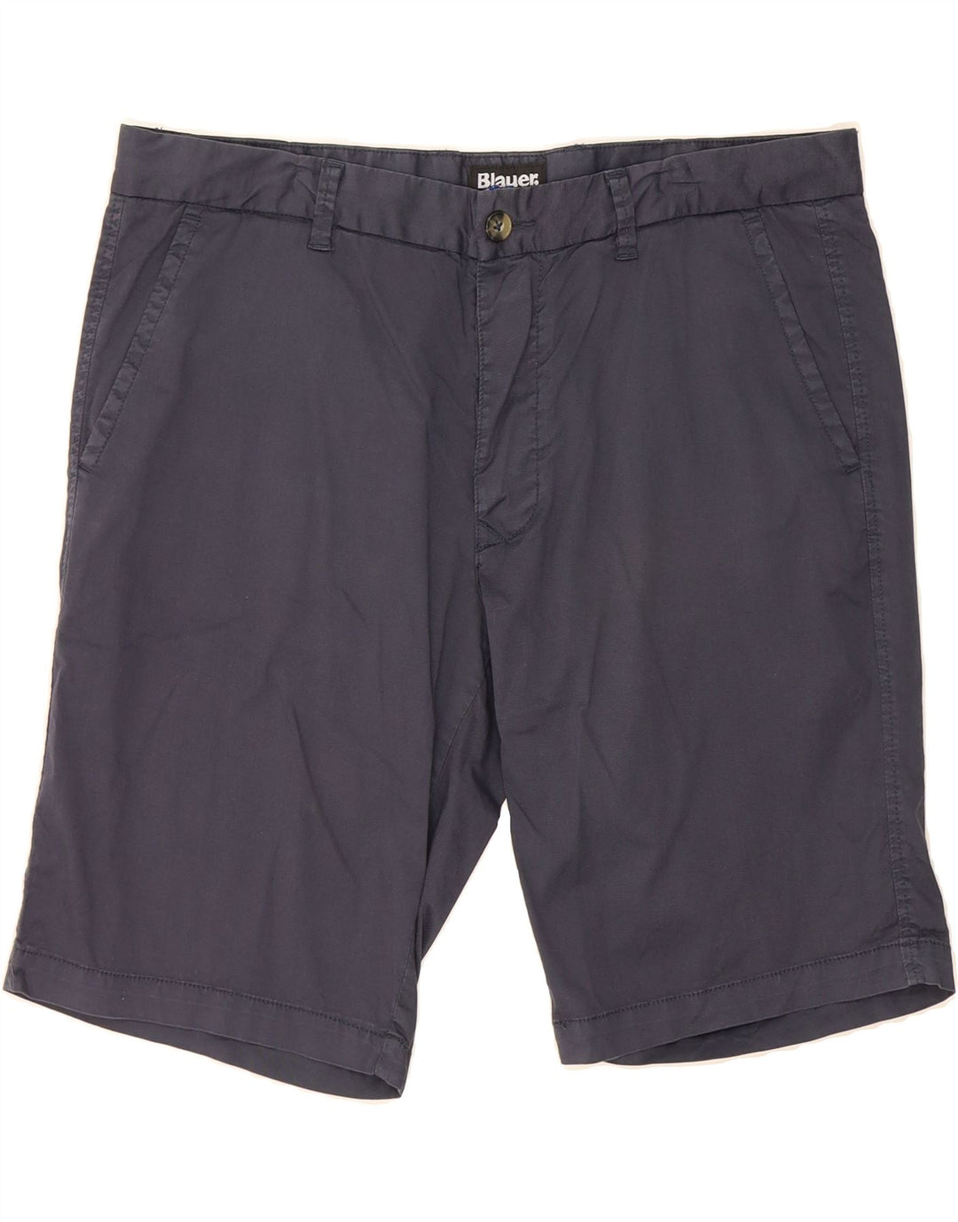 BLAUER Mens Chino Shorts W36 Large Navy Blue Cotton Vintage Blauer and Second-Hand Blauer from Messina Hembry 