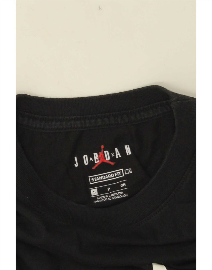 T-shirt grafica Jordan da uomo con vestibilità standard, piccola, nera